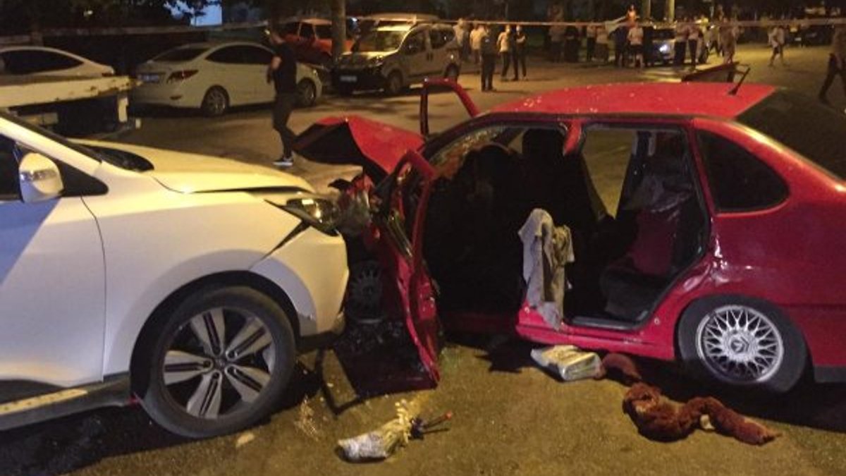 Ankara'da hatalı sollama kazaya sebep oldu:1 ölü 5 yaralı