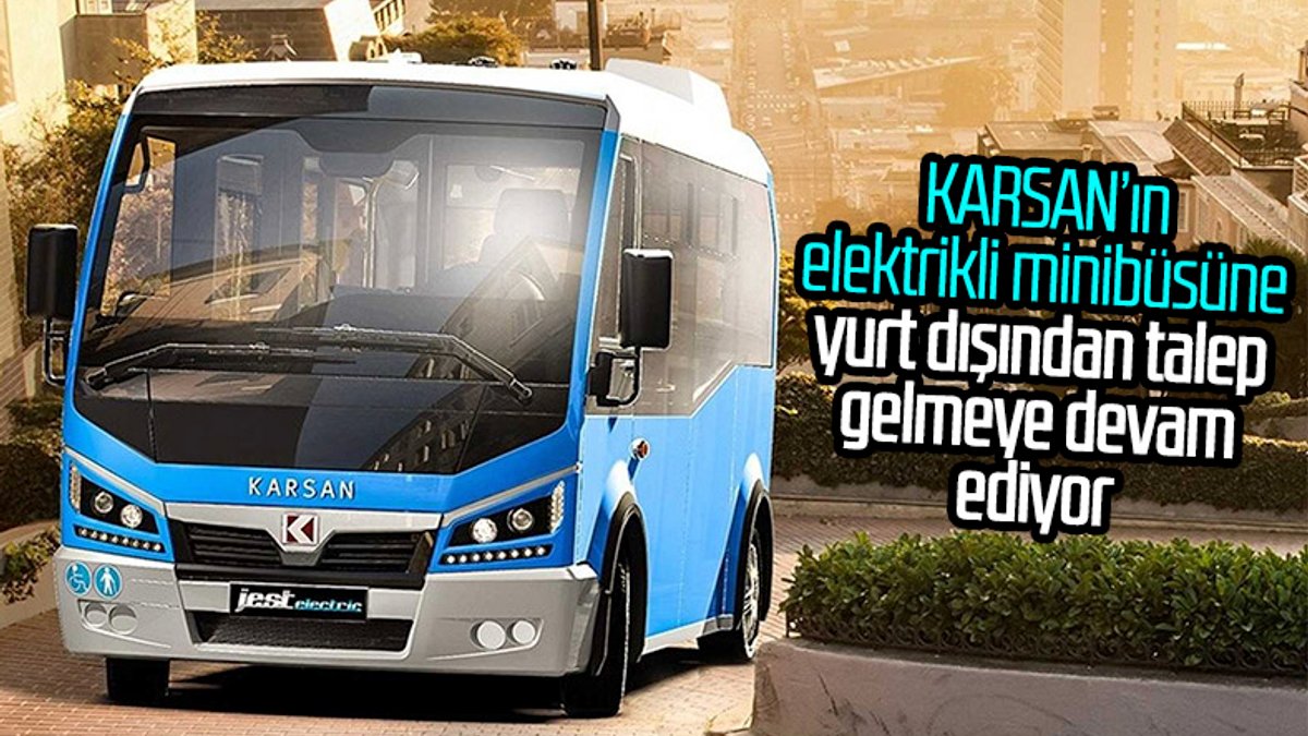 Karsan, BMW'nin taşıma şirketine elektrikli minibüs sattı
