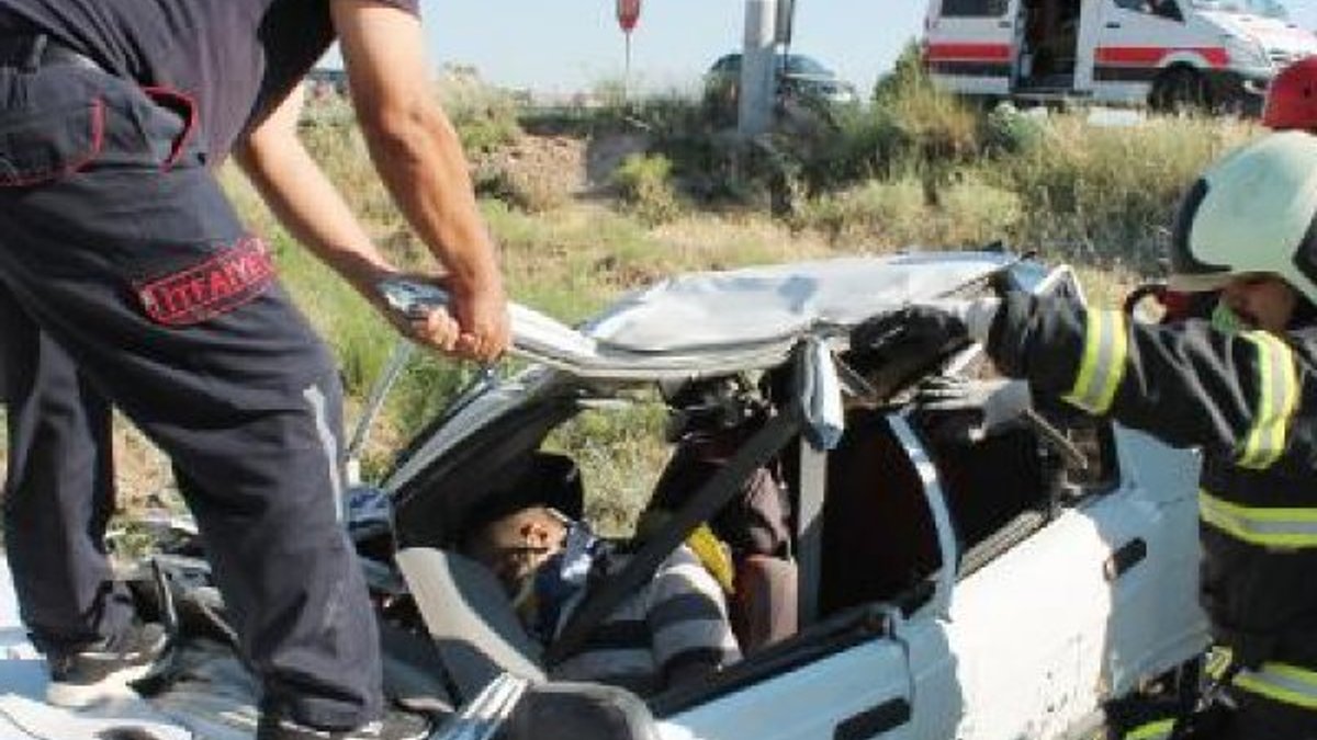 Aksaray'da kız isteme dönüşü kaza: 1 ölü, 4 yaralı