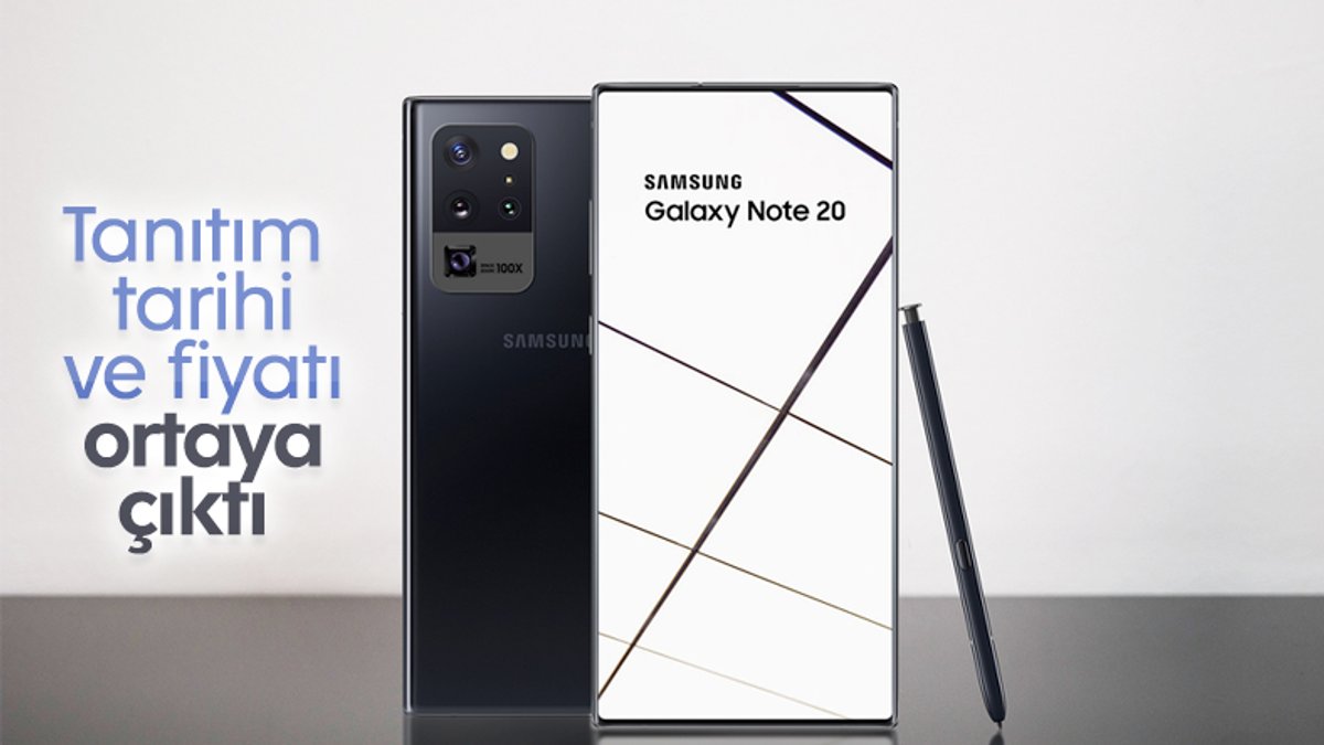 Samsung Galaxy Note 20, 5 Ağustos'ta tanıtılacak