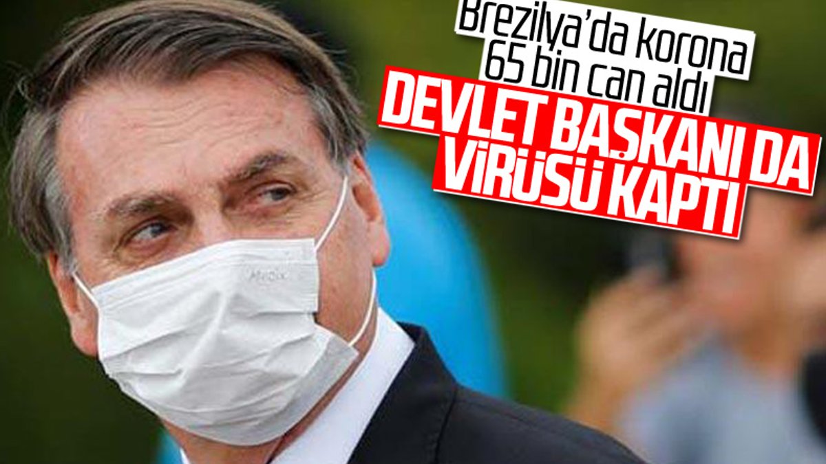Brezilya Devlet Başkanı Bolsonaro koronavirüse yakalandı
