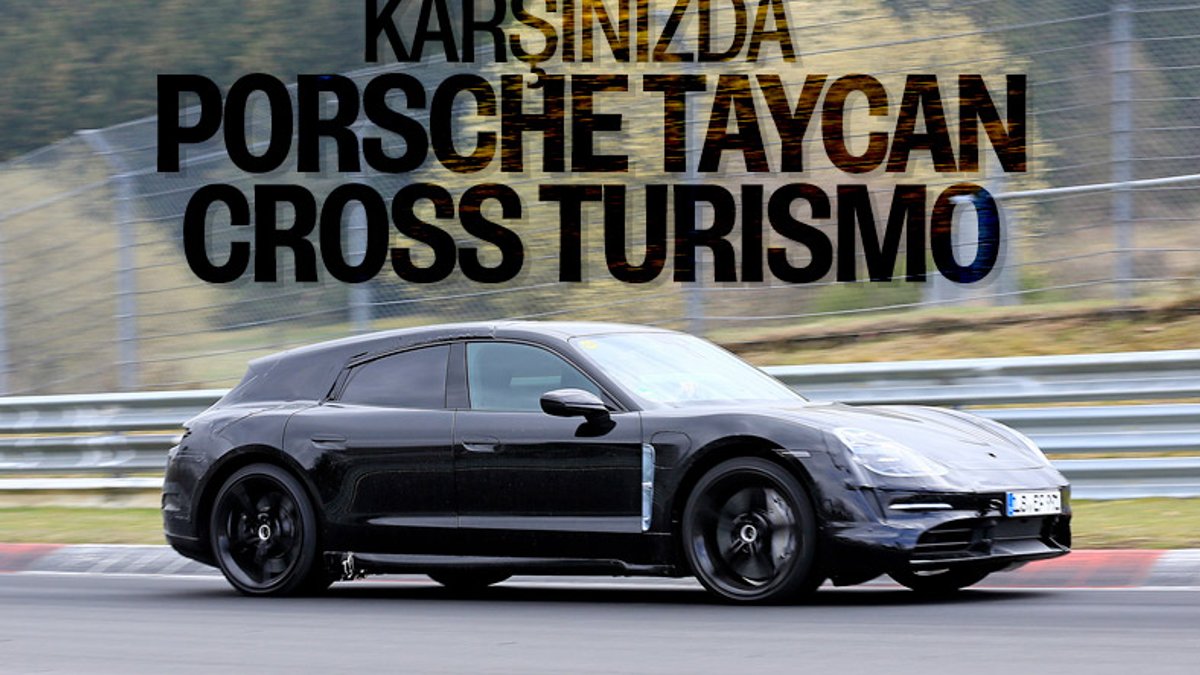 Porsche Taycan Cross Turismo'dan yeni görüntüler
