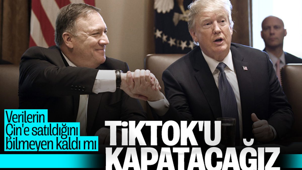 Pompeo: TikTok'u yasaklamayı değerlendiriyoruz