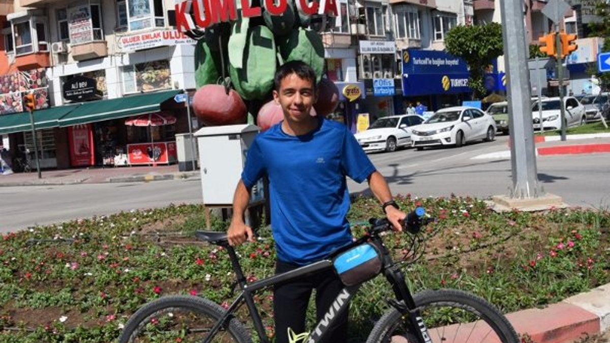 Antalya'da bisikletli gence kesilen ceza iptal edildi