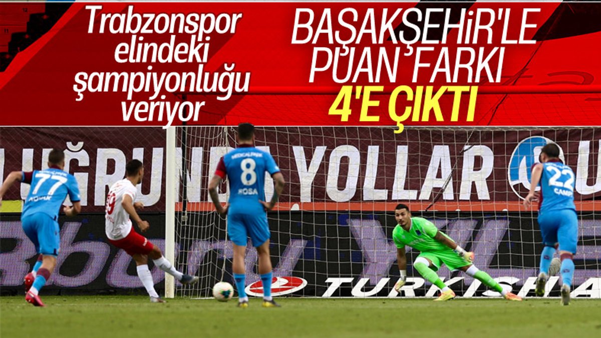 Trabzonspor, evinde berabere kaldı