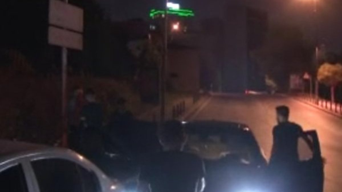Ümraniye'de alkollü sürücü polisten kaçarken kaza yaptı