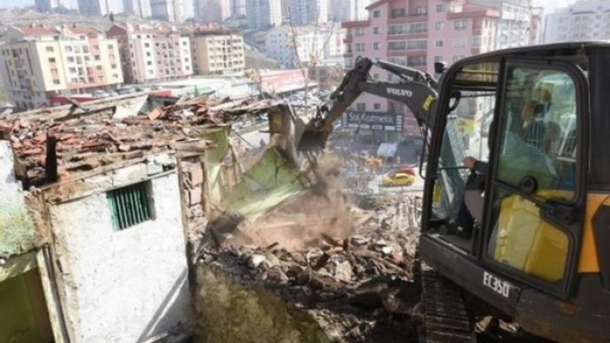 Ankara’da 58 metruk yapı için yıkım kararı