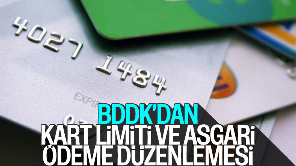 BDDK kredi kartlarıyla ilgili yeni düzenleme yaptı