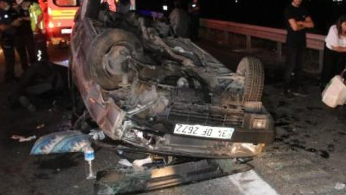 Düzce'de korkunç kaza: 1 ölü 4 yaralı