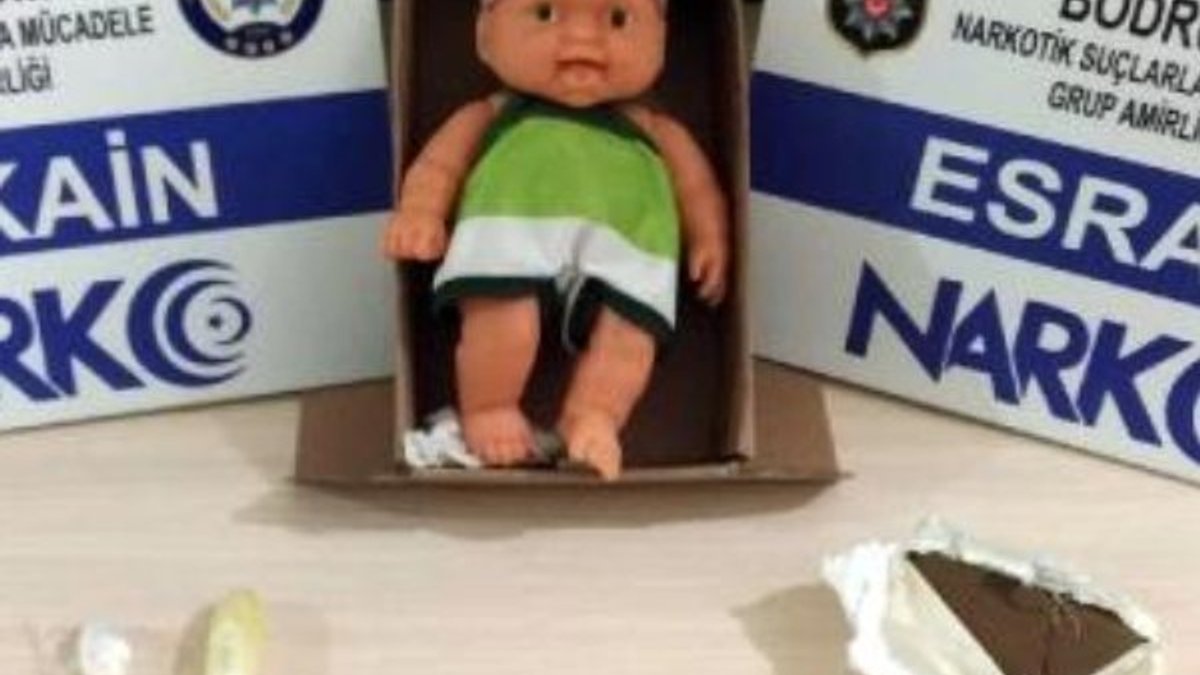 Bodrum'da, oyuncak bebeğin içinde kokain bulundu