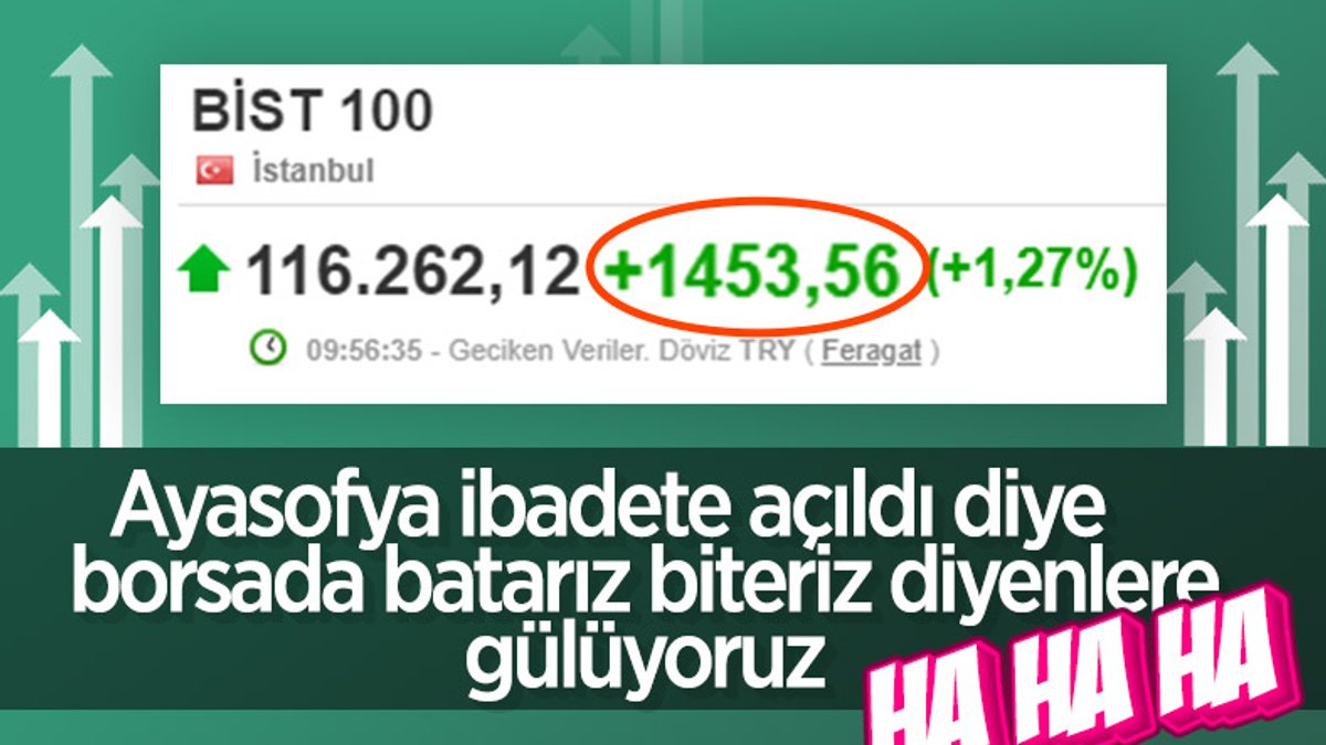 Borsa İstanbul güne 1.453 puanlık yükselişle başladı