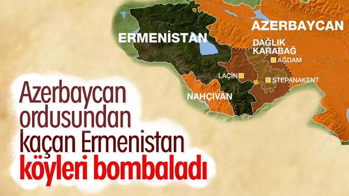 Ermenistan ordusu sivil yerleşim birimlerini vurdu