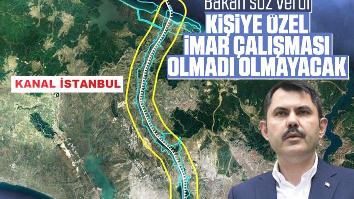 Murat Kurum'dan Kanal İstanbul iddialarına yanıt