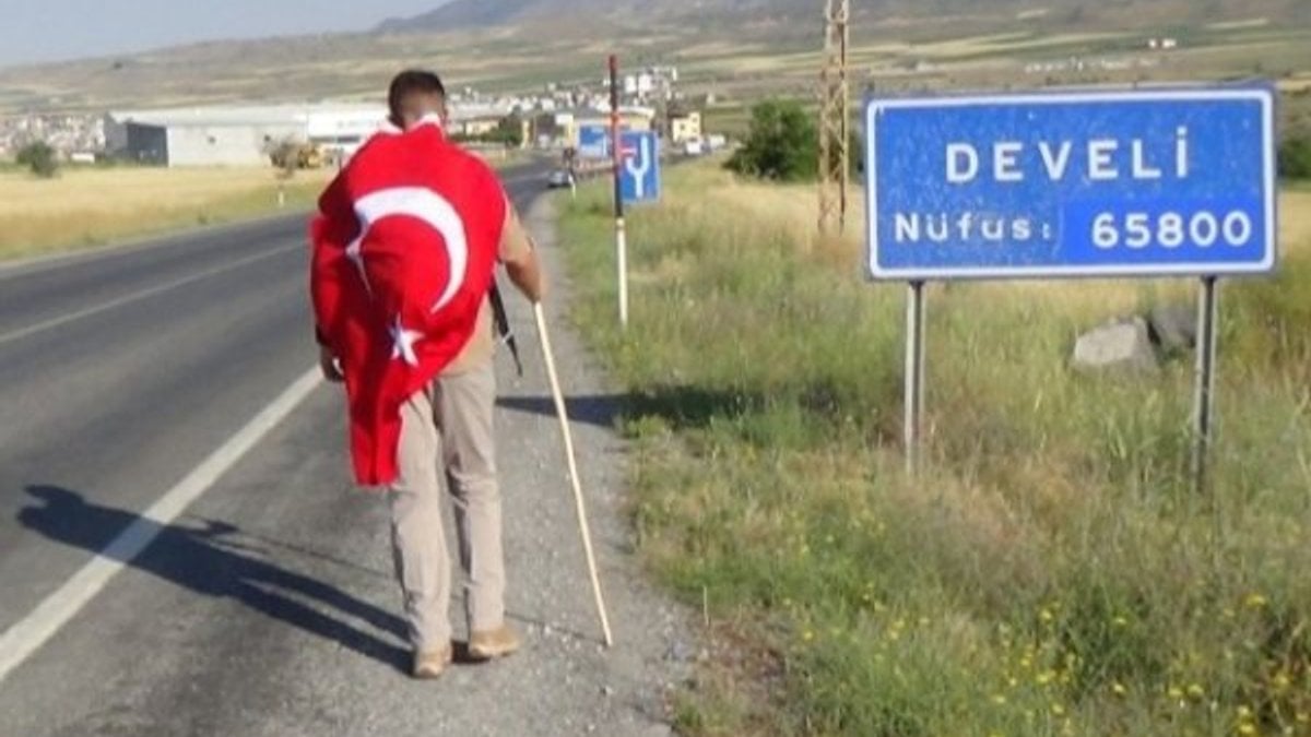 Kayseri'de 4 yıldır 15 Temmuz şehitleri için yürüyor