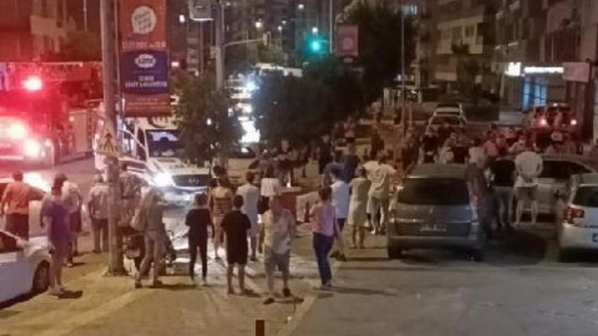 İzmir'de depremde paniğe kapılıp, 7'nci kattan atladı 