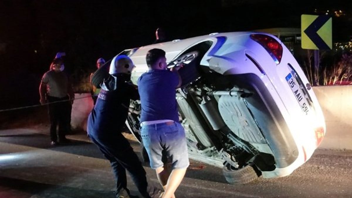 İzmir'de kaza: Polis memuru hayatını kaybetti