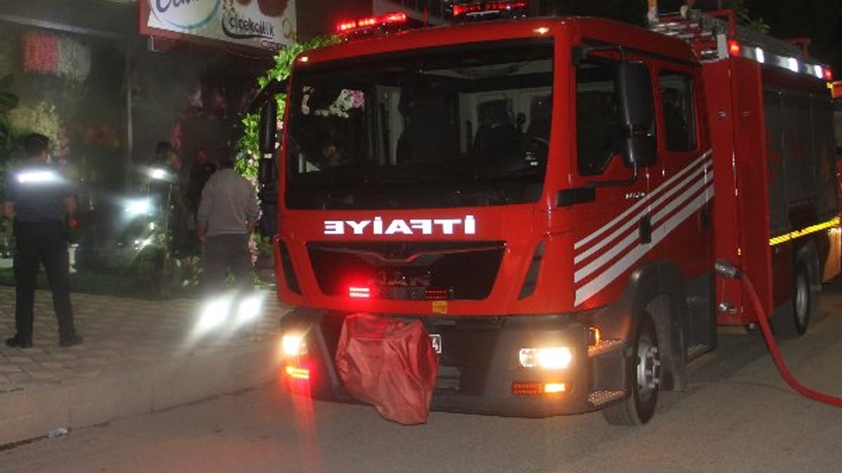 Elazığ'da bir iş yerinde yangın çıktı