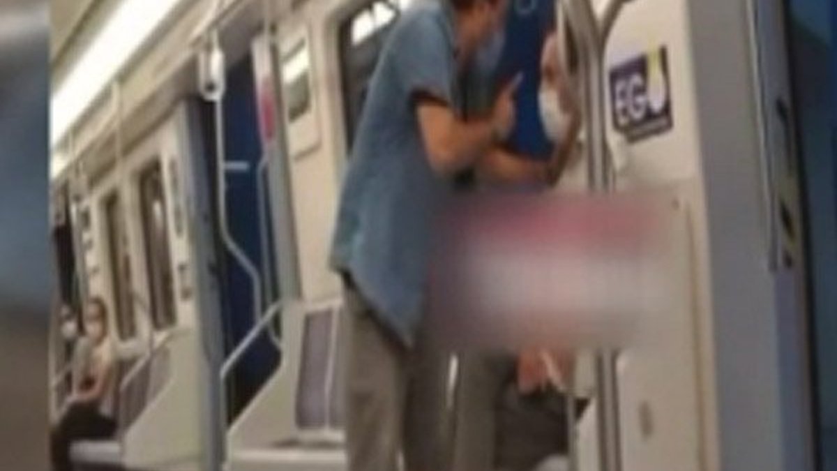 Ankara metrosunda şarkı yüzünden kavga çıktı