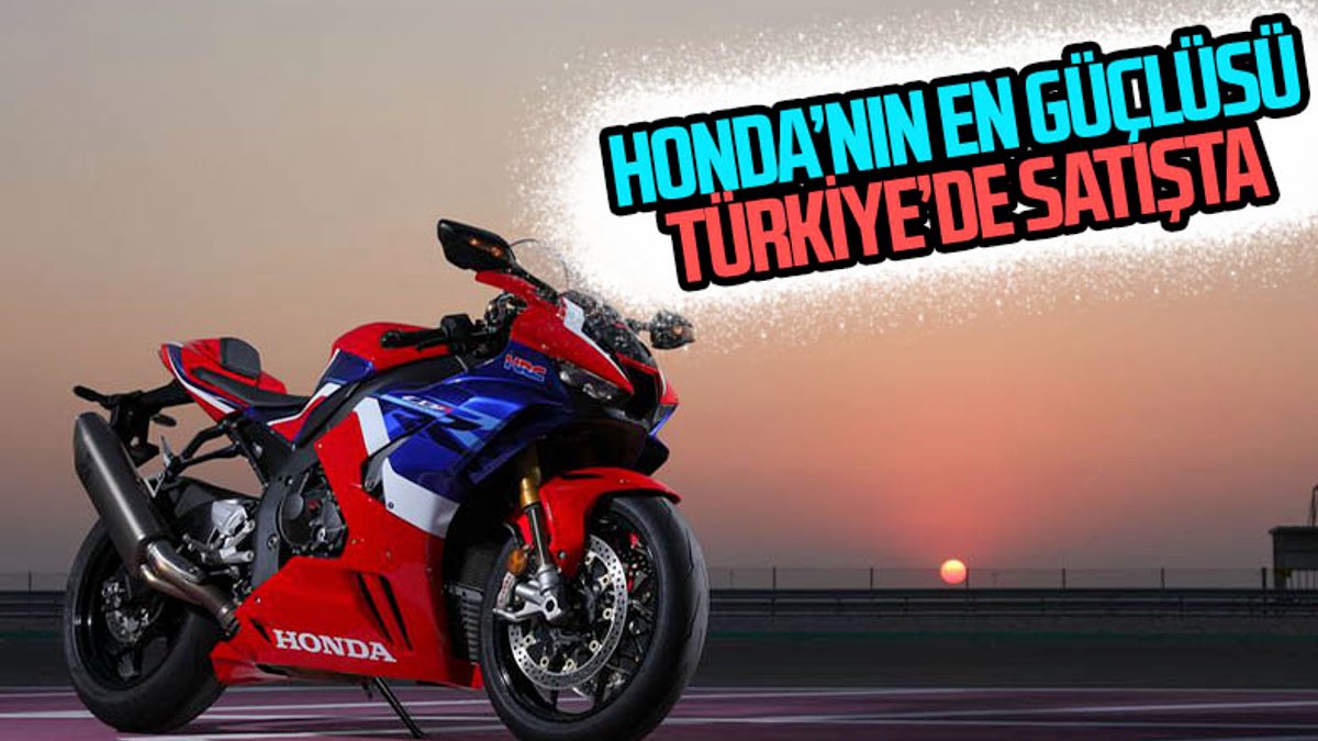Honda, en güçlü motosiklet modelini ülkemize getirdi