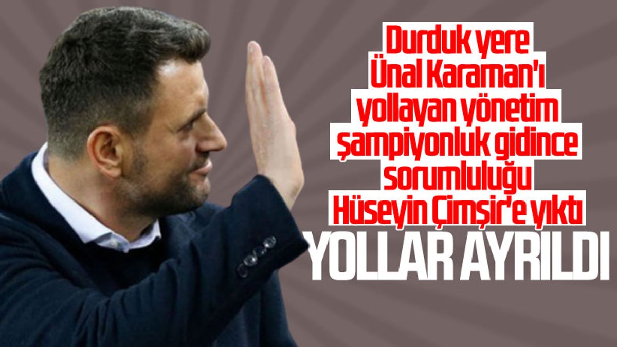 Trabzonspor'da Hüseyin Çimşir dönemi sona erdi