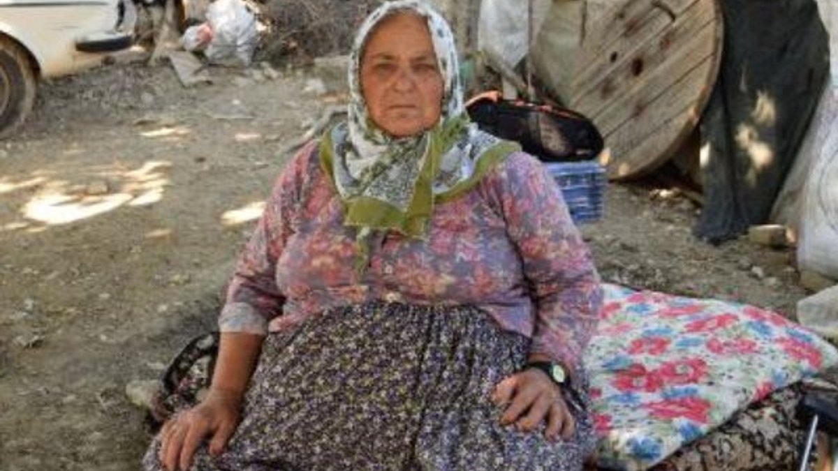 Antalya'da şans eseri hayatta kaldı ama evi kül oldu