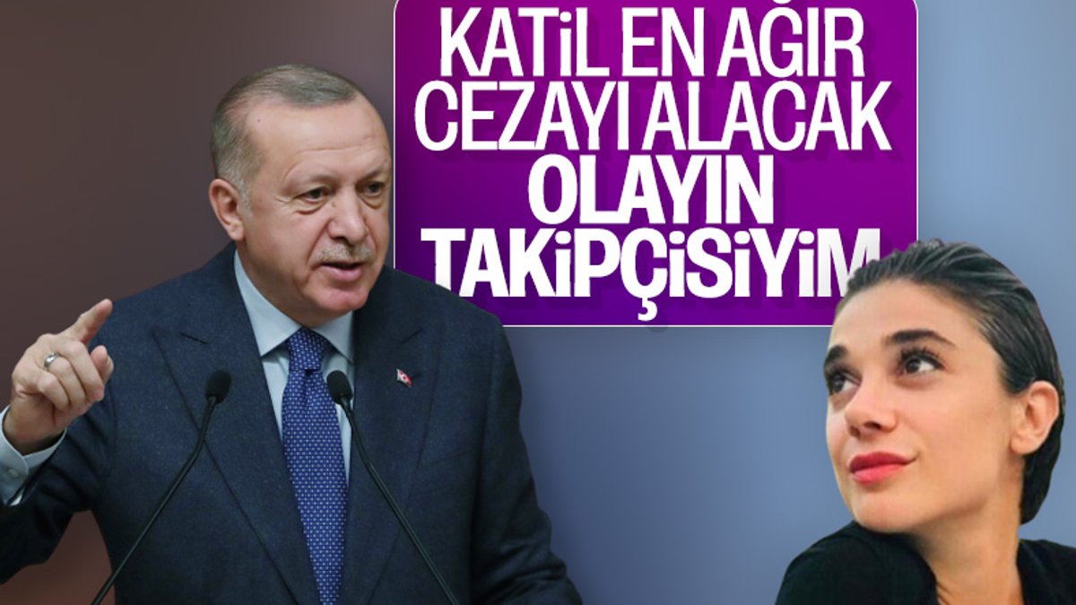 Cumhurbaşkanı Erdoğan'dan Pınar Gültekin paylaşımı
