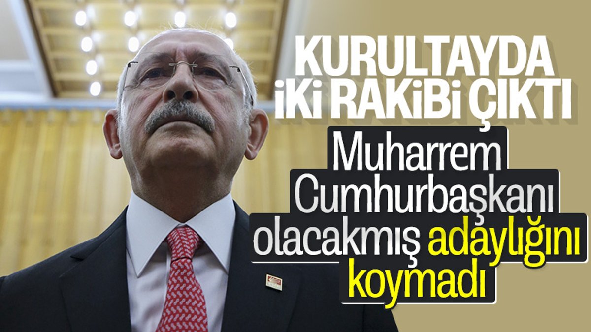 Kurultayda Kılıçdaroğlu'nun iki rakibi var