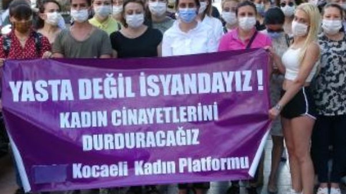 Kocaeli'de kadınlar Pınar Gültekin için toplandı