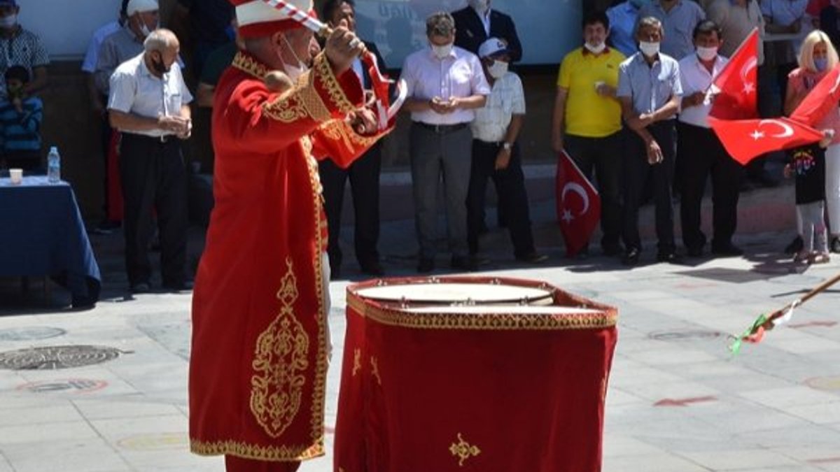Çorum'da mehterli 'Ayasofya' kutlaması