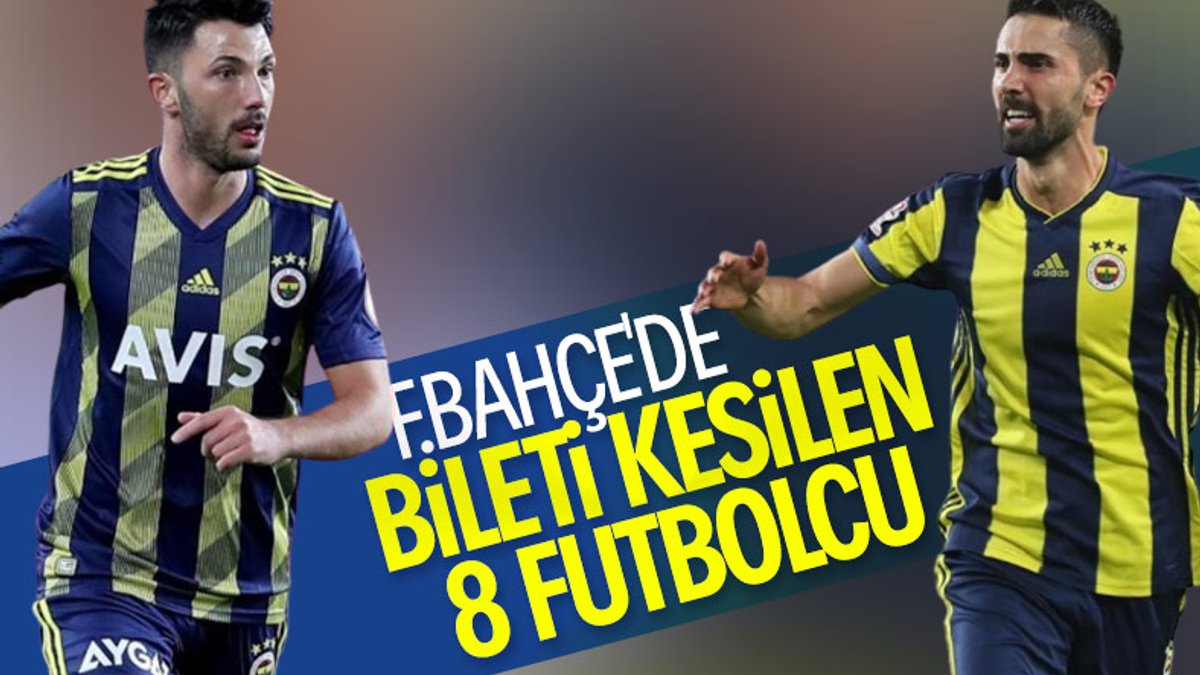 Fenerbahçe'de 8 futbolcu ile yollar ayrılıyor