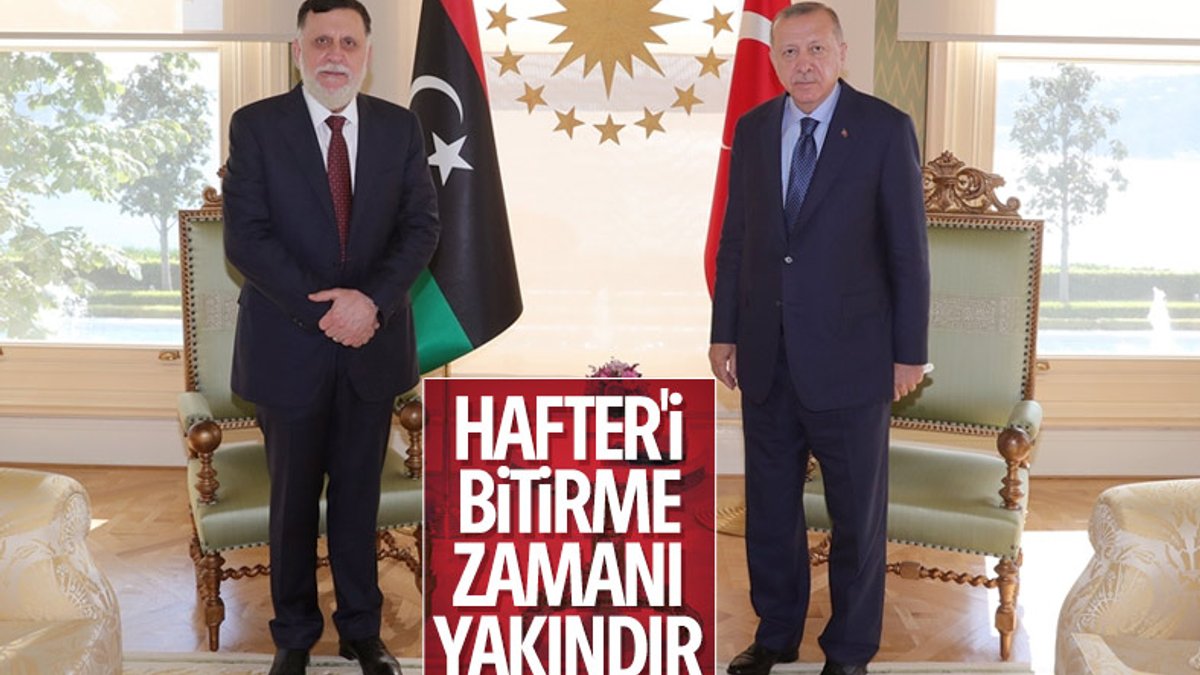 Erdoğan, Libya Başbakanı Serrac'la görüştü