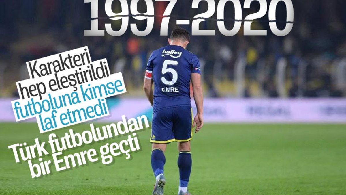 Emre Belözoğlu futbolu bıraktı