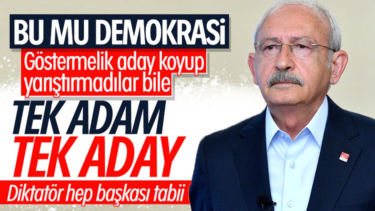 CHP'de Kemal Kılıçdaroğlu tek aday olarak gösterildi