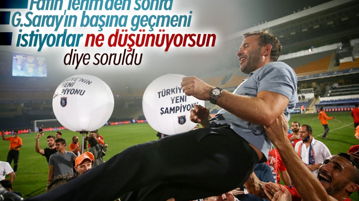 Okan Buruk: Galatasaray'ı çalıştırmak istiyorum