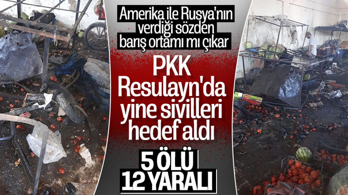 Terör örgütü PKK, Resulayn'da sivilleri hedef aldı: 5 ölü