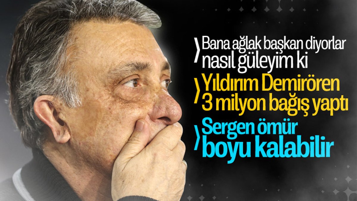 Ahmet Nur Çebi: Demirören, 3 milyon lira bağış yaptı