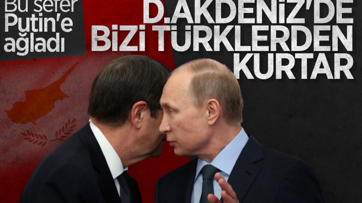 Anastasiadis, Türkiye'ye karşı Putin'den yardım istedi