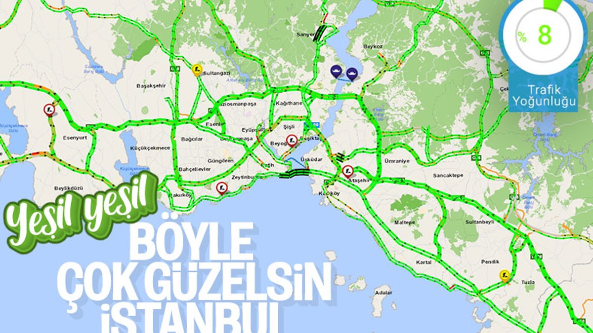 İstanbul'da bayramın ilk günü yollar boş kaldı