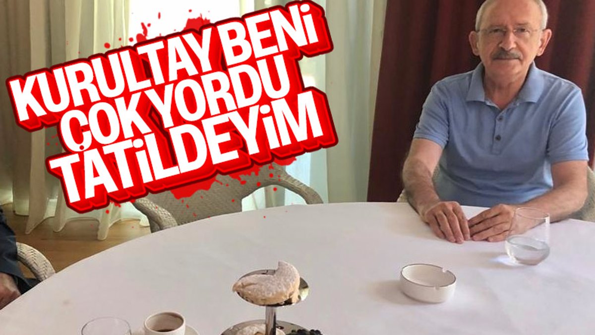 Kemal Kılıçdaroğlu tatil için Antalya'da