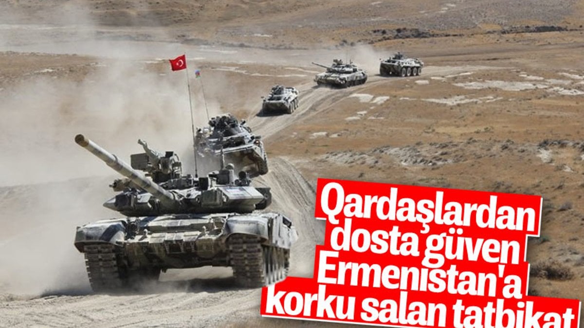 Azerbaycan - Türkiye askeri tatbikatından kareler