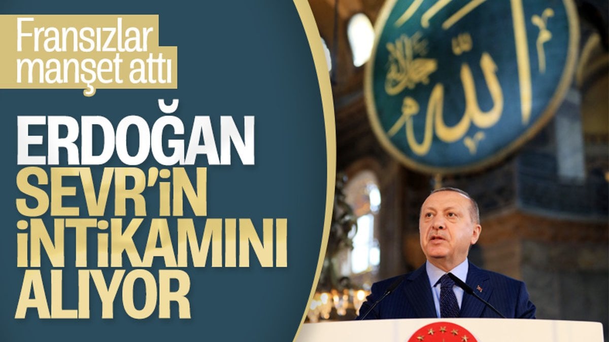 Le Monde Cumhurbaşkanı Erdoğan'ı haberine taşıdı