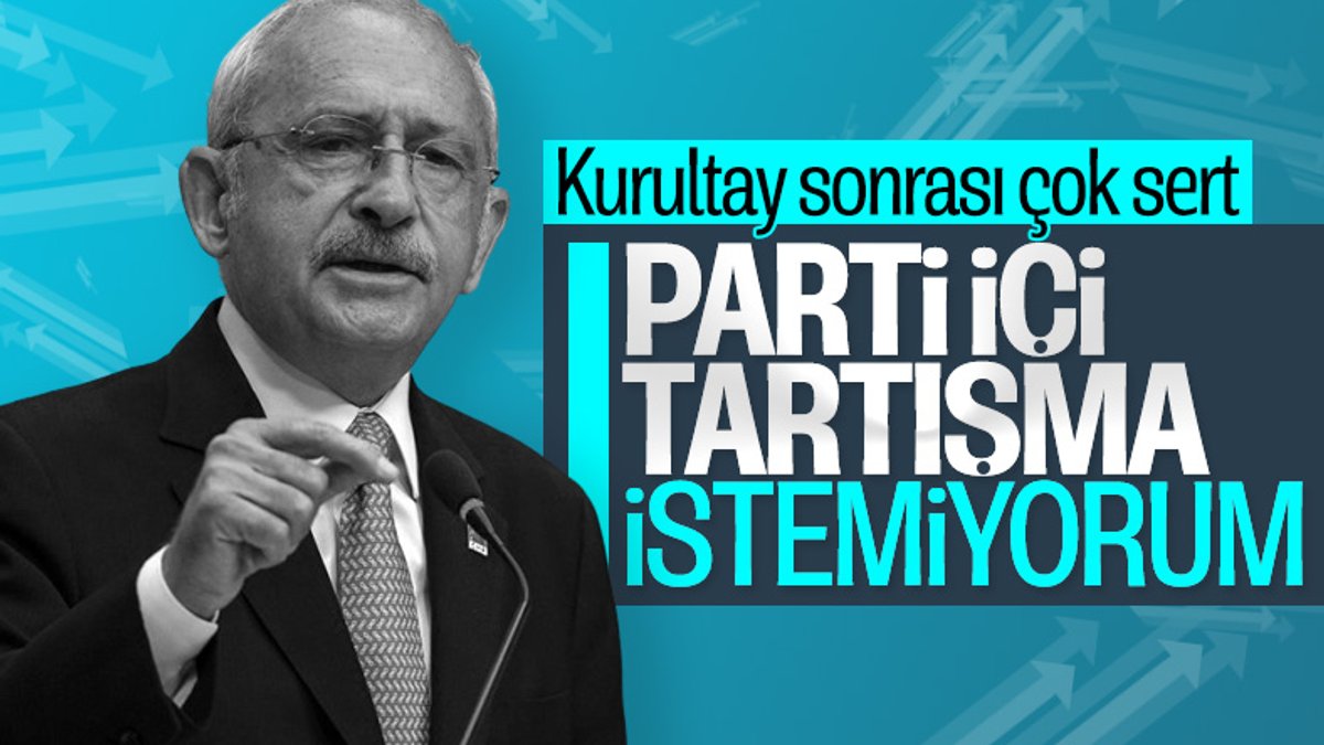 Kemal Kılıçdaroğlu partisini kurultay sonrası uyardı