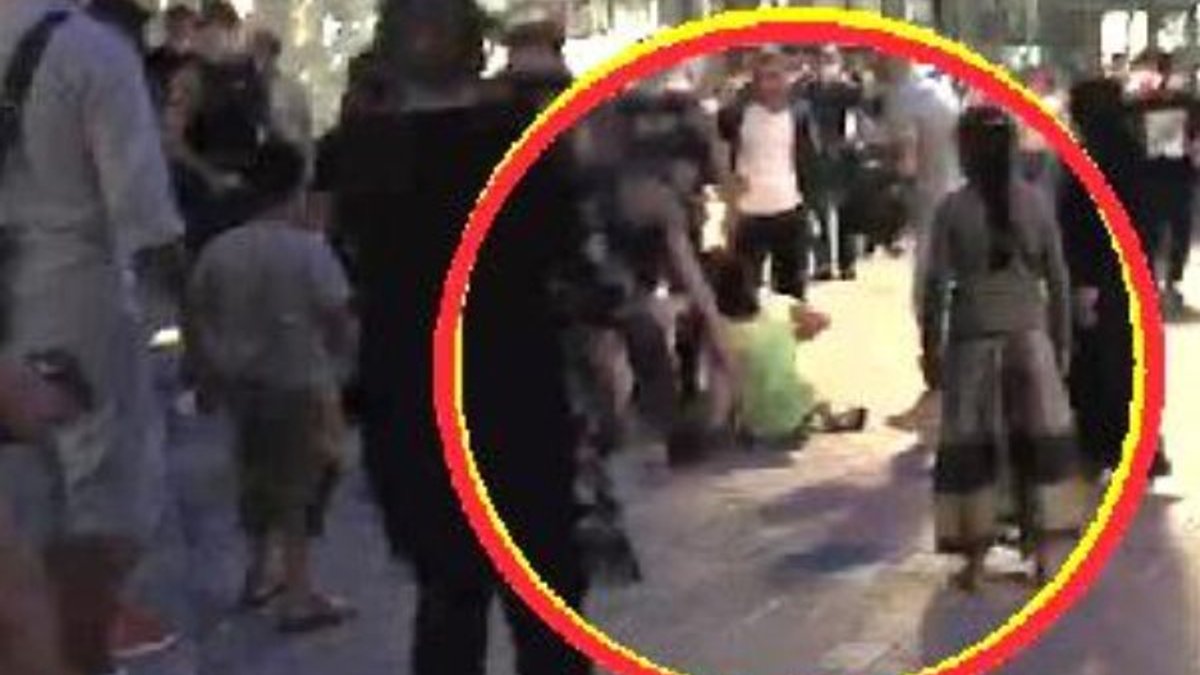 Kadınların Taksim Meydanı'ndaki laf atma kavgası