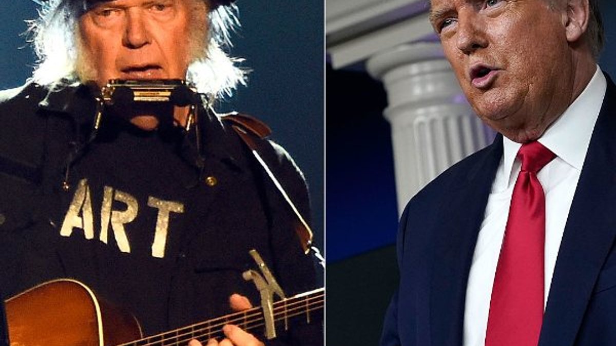 Neil Young, şarkıları için Trump'a dava açtı
