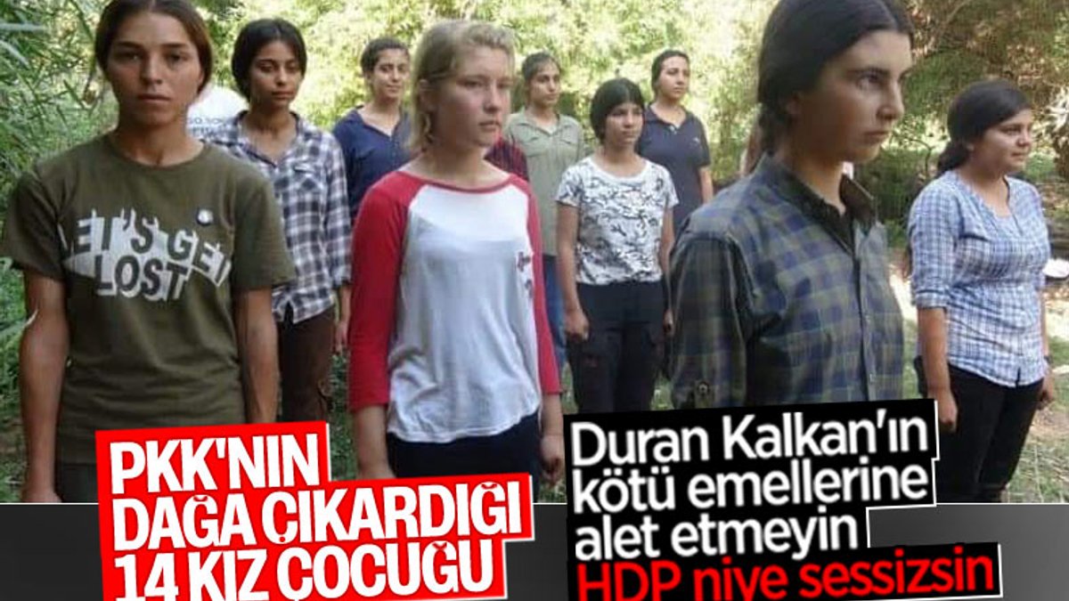 Terör örgütü PKK, 14 kız çocuğunu kandırıp dağa çıkardı