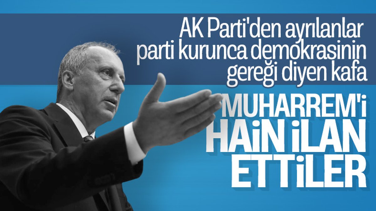 CHP İzmir örgütü Muharrem İnce'yi hain ilan etti