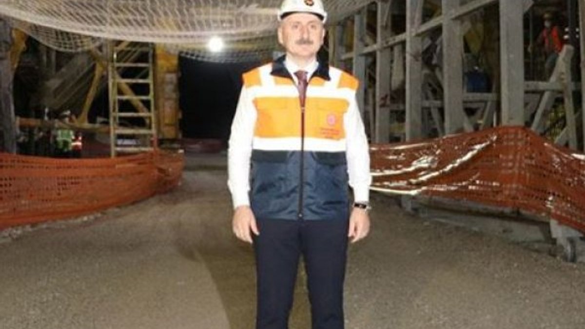Ulaştırma Bakanı Karaismailoğlu, Honaz Tüneli'ni inceledi