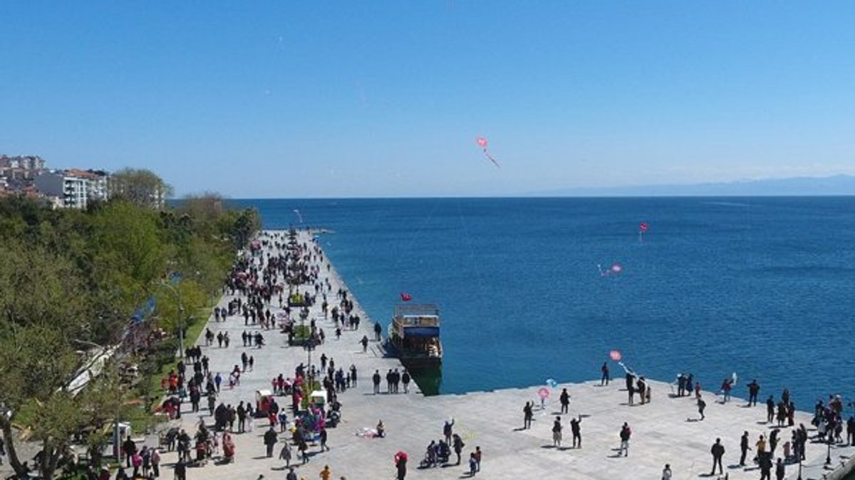 Sinop, bayramda çekim noktası oldu