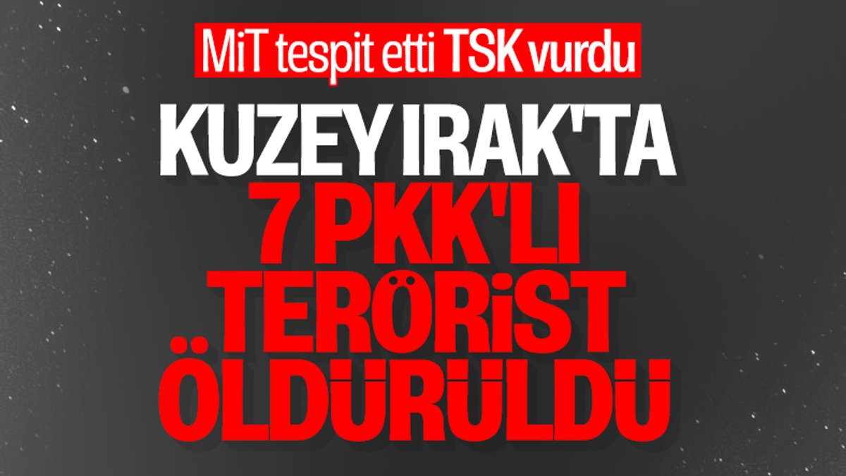 TSK ve MİT'ten ortak operasyon: 7 terörist öldürüldü