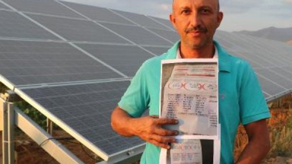 Afyonkarahisar'da güneş enerjisiyle 14 bin TL kara geçti